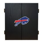 Buffalo Bills Bristle Dartboard Cabinet Set