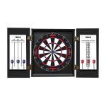 Buffalo Bills Bristle Dartboard Cabinet Set
