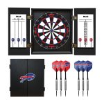 Buffalo Bills Bristle Dartboard Cabinet Set