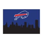 Buffalo Bills Cityscape 2x3 Washable Area Rug Hometown Pride