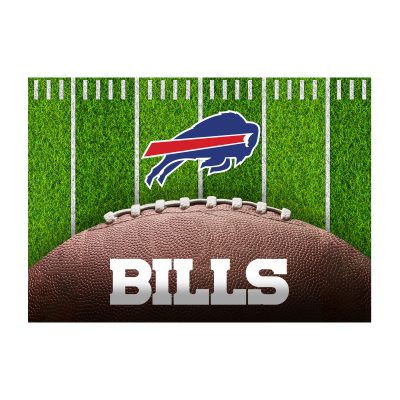 Buffalo Bills Football Field Washable Area Rug 5x7