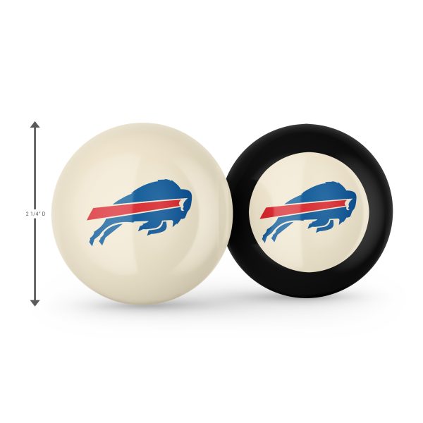 Buffalo Bills Grade A Polyester Logo Billiard Balls 2