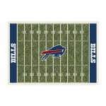 Buffalo Bills Homefield 4x6 Football Field Area Rug