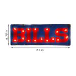Buffalo Bills Lighted Recycled Metal Street Sign NFL Officially Licensed 6 Buffalo Bills Lighted Recycled Metal Street Sign NFL Officially Licensed
