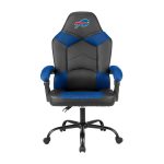Buffalo Bills Oversized Embroidered Gaming Office Chair with Pouch