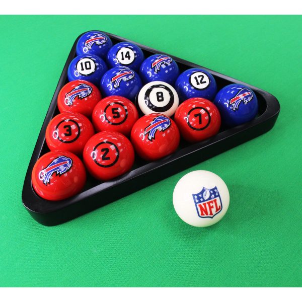 Buffalo Bills Regulation Billiard Ball Set with Numbers 3