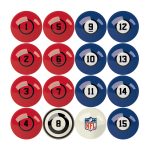 Buffalo Bills Regulation Billiard Ball Set with Numbers