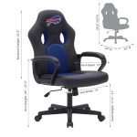 Buffalo Bills Vision Mesh Swivel Adjustable Game Chair