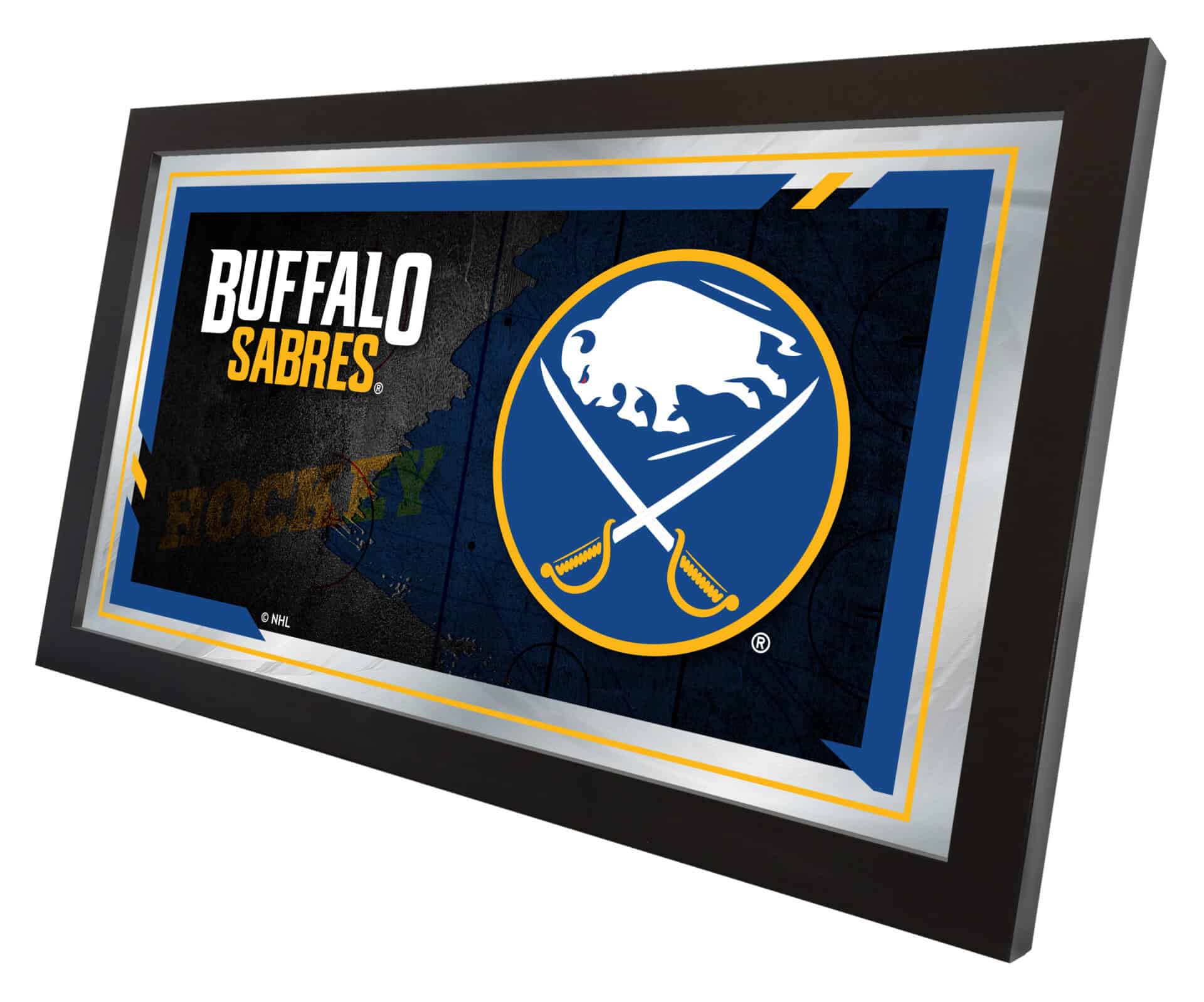 Buffalo Sabres 15x26 Hockey Collector Mirror 2 Buffalo Sabres 15x26 Hockey Collector Mirror - Image 2