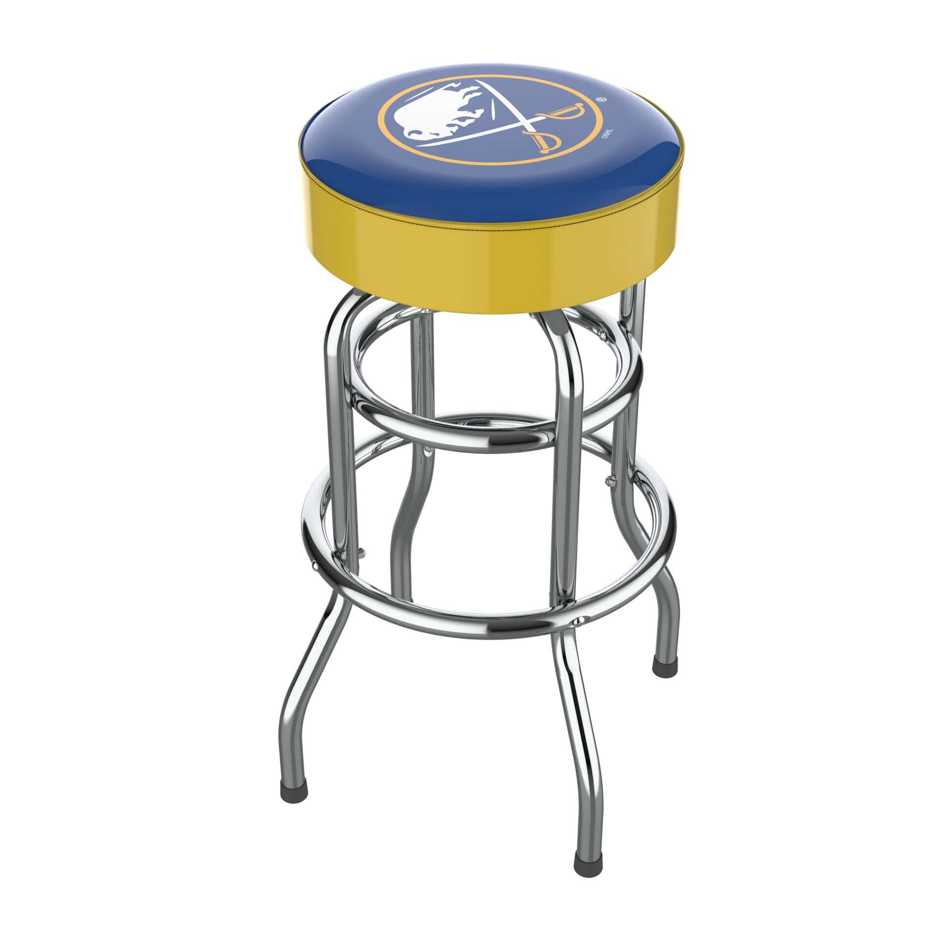 Buffalo Sabres Chrome Bar Stool 5 Buffalo Sabres Chrome Bar Stool - Image 5