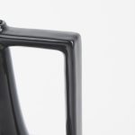 Burton 11.6H Medium Glossy and Matte Black Ceramic Jug Vase