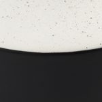 Burton 13.1H Large White and Black Ceramic Jug Vase