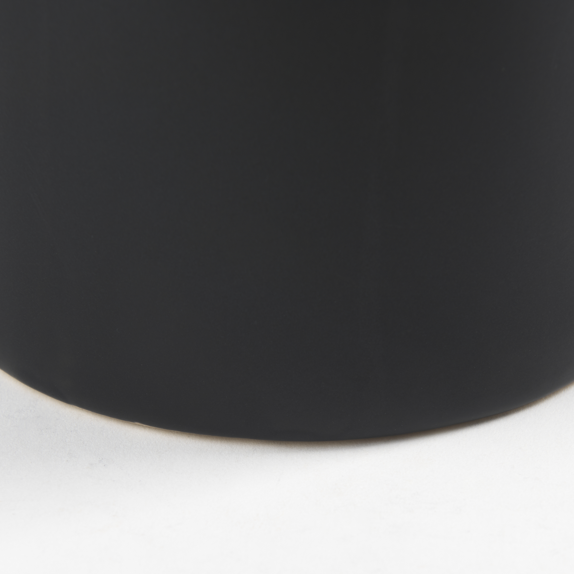 Burton 14.2H Medium Matte Black Ceramic Jug Vase 11 Burton 14.2H Medium Matte Black Ceramic Jug Vase - Image 11