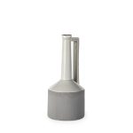Burton 14.2H Medium Two Tone Gray Ceramic Jug Vase