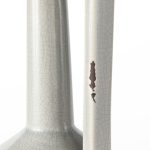 Burton 14.2H Medium Two Tone Gray Ceramic Jug Vase