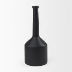 Burton 17.1H Large Matte Black Ceramic Jug Vase