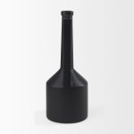 Burton 17.1H Large Matte Black Ceramic Jug Vase