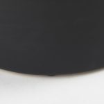 Burton 8.3H Small White and Black Ceramic Jug Vase