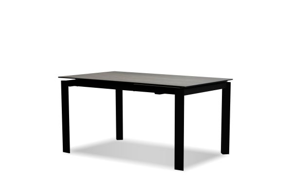 CASPER Concrete Grey Ceramic Extension Dining Table 1 2