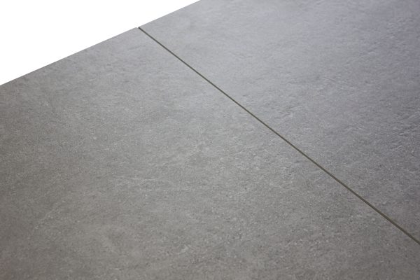CASPER Concrete Grey Ceramic Extension Dining Table 2 2