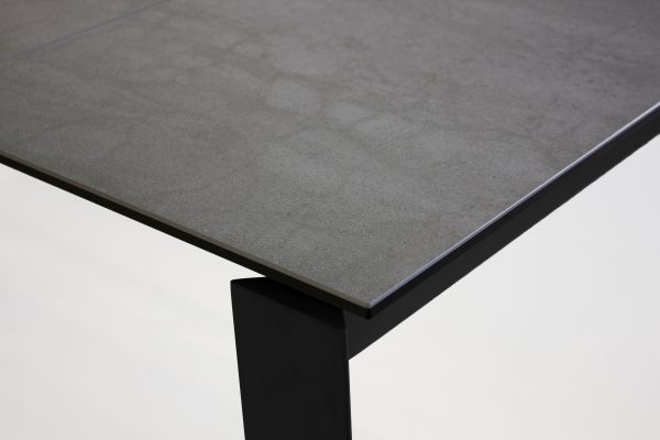 CASPER Concrete Grey Ceramic Extension Dining Table 3 2