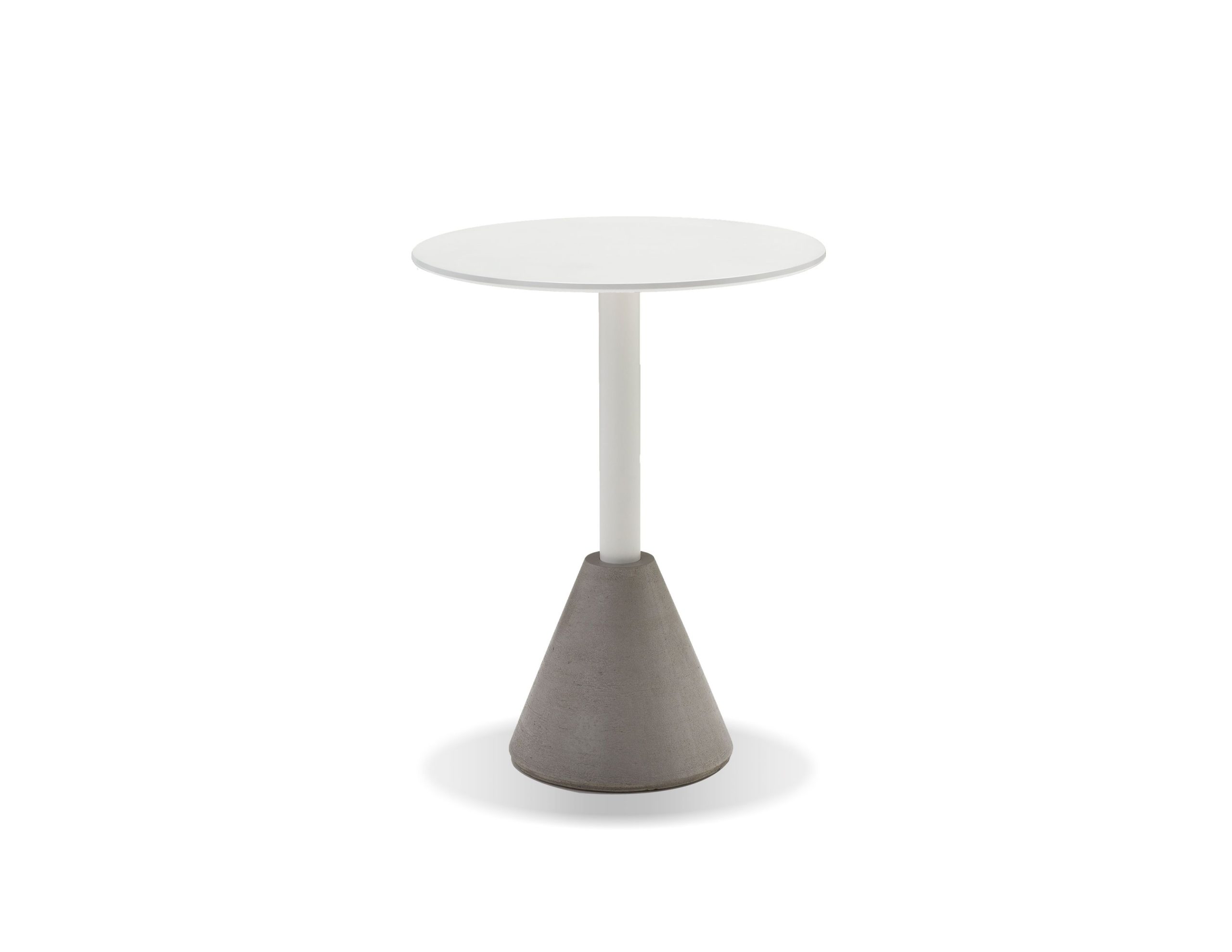 CAYO White Bistro Table Steel Base Indoor Outdoor 1 CAYO White Bistro Table Steel Base Indoor Outdoor