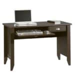 Dark Brown Espresso Computer Desk with Keyboard Tray and Drawer 3 Dark Brown Espresso Computer Desk with Keyboard Tray and Drawer