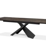 CENTURY Noir Desir Ceramic Top Double Extension Dining Table 8 CENTURY Noir Desir Ceramic Top Double Extension Dining Table