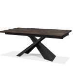 CENTURY Noir Desir Ceramic Top Double Extension Dining Table 9 CENTURY Noir Desir Ceramic Top Double Extension Dining Table