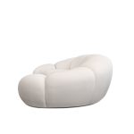 CIRRO Buttermilk Popcorn Fabric 4-Seater Sofa