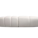 CIRRO Buttermilk Popcorn Fabric 4-Seater Sofa