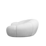 CIRRO Polar White Fabric Four-Seater Sofa