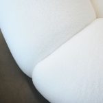 CIRRO Polar White Fabric Four-Seater Sofa
