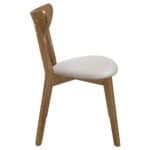 Mid-Century Modern Wood Dining Chairs with Faux Leather Seat (Set of 2) 7 Mid-Century Modern Wood Dining Chairs with Faux Leather Seat (Set of 2)