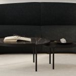 COAST Small Noir Desir Ceramic Top Coffee Table