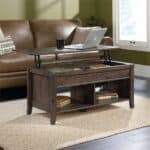 Dark Brown Lift-Top Coffee Table with Hidden Storage and Shelf 8 Dark Brown Lift-Top Coffee Table with Hidden Storage and Shelf