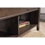 Dark Brown Lift-Top Coffee Table with Hidden Storage and Shelf 10 Dark Brown Lift-Top Coffee Table with Hidden Storage and Shelf