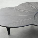 COUPE Black Wood Veneer Coffee Table with Birch Legs 8 COUPE Black Wood Veneer Coffee Table with Birch Legs