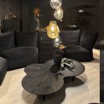 COUPE Black Wood Veneer Coffee Table with Birch Legs 10 COUPE Black Wood Veneer Coffee Table with Birch Legs
