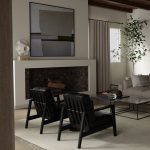 CRAFTSMAN Black Leather Lounge Chair Black Ash Wood Frame 12 CRAFTSMAN Black Leather Lounge Chair Black Ash Wood Frame