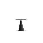 CREMINI Low Brown Ceramic Top Black Steel End Table 7 CREMINI Low Brown Ceramic Top Black Steel End Table