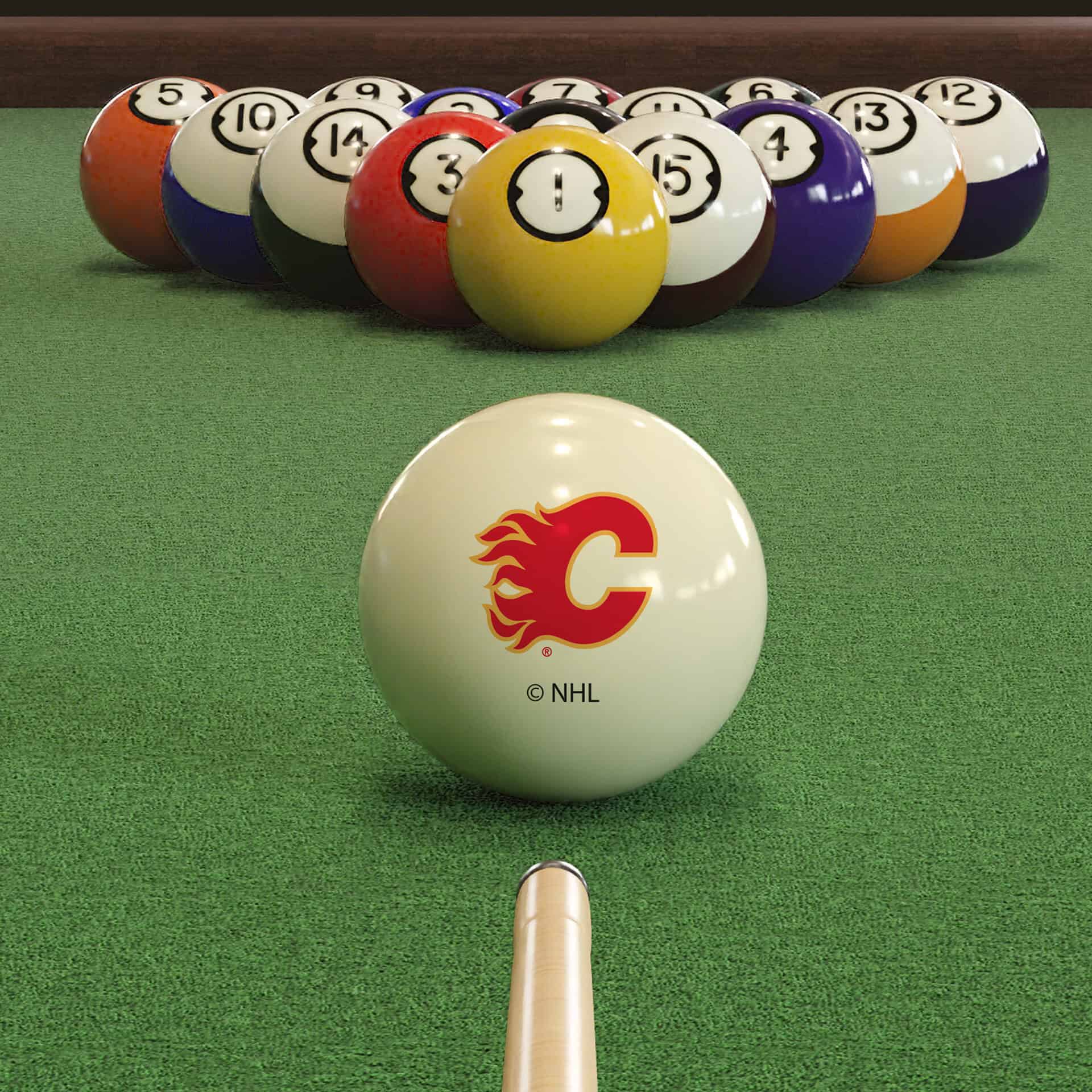 Calgary Flames Retro Ball Sets 2 Calgary Flames Retro Ball Sets - Image 2