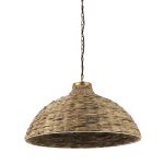 Campanile 30.0 L x 30.0 W x 16.0 H Brown Half Domed Chandelier