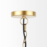 Campanile 30.0 L x 30.0 W x 16.0 H Brown Half Domed Chandelier