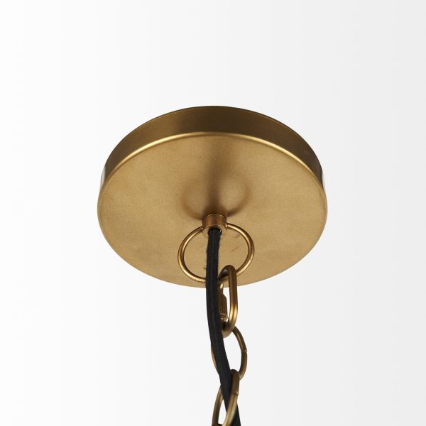 Campanile 30.0 L x 30.0 W x 16.0 H Brown Half Domed Chandelier 4