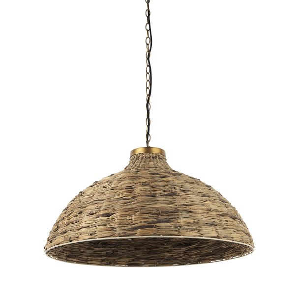 Campanile 30.0 L x 30.0 W x 16.0 H Brown Half Domed Chandelier