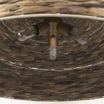 Campanile 30.0 L x 30.0 W x 16.0 H Brown Half Domed Chandelier