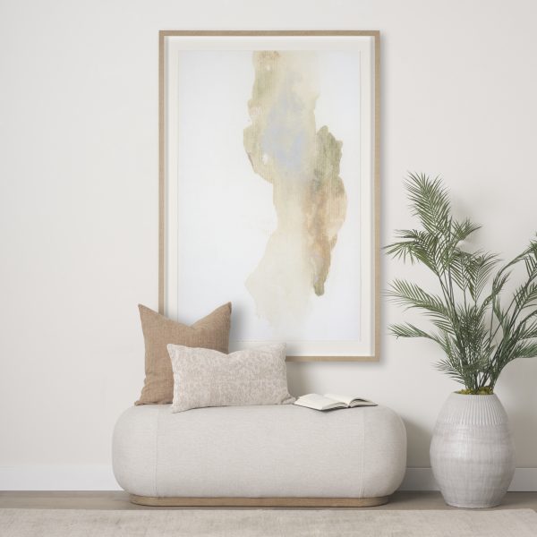 Can you Hear the Peace by Ira Havuka a Hand Embelished Textured Framed Art Print Matted under Glass 1