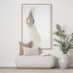Can you See the Peace by Ira Havuka a Hand Embelished Textured Framed Art Print Matted under Glass