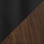 Canary Contemporary Black Metal and Walnut Wood Dining Table 12 Canary Contemporary Black Metal and Walnut Wood Dining Table